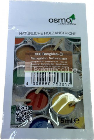 Osmo 006 Bankirai Decking Oil Sample Sachet