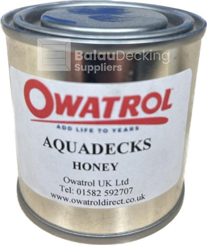 Owatrol Aquadecks Honey Sample Tin 100ml