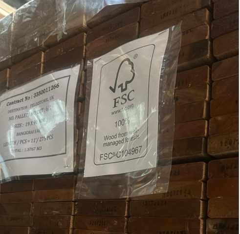 Yellow Balau 19 x 90mm Smooth 2 sides ***FSC***