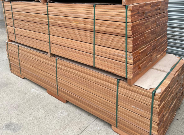 Yellow Balau 21 x 145mm Smooth 2 sides 