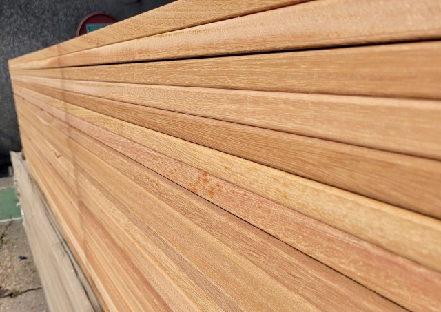 Yellow Balau 21 x 145mm Smooth 2 sides ***FSC***