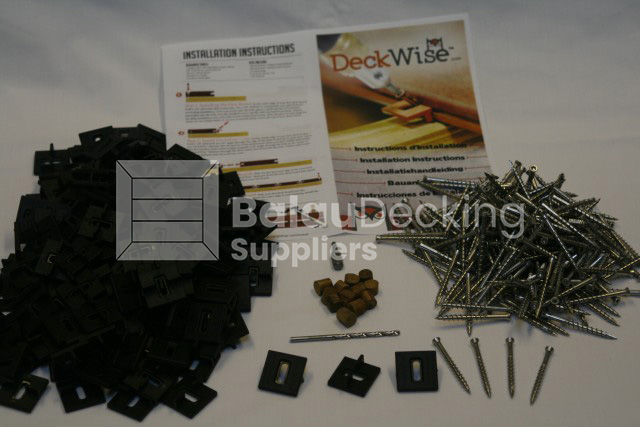 Deckwise Extreme hidden Decking Fixings - 2.4mm Gap