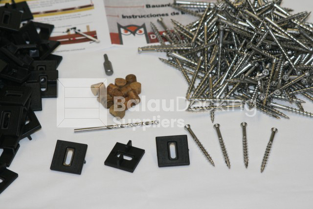 Deckwise Extreme hidden Decking Fixings - 2.4mm Gap