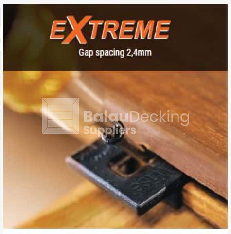 Deckwise Extreme hidden Decking Fixings - 2.4mm Gap